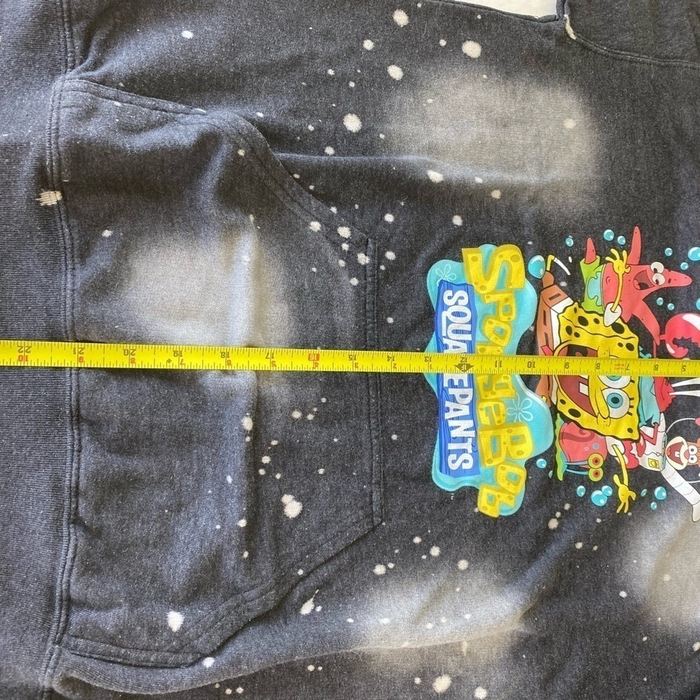 NICKELODEON Sponge Bob Square Pants Hooded Sweatshirt Unisex Size Small - Picture 6 of 8
